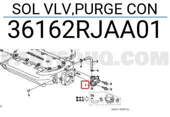 Honda 36162RJAA01 SOL VLV,PURGE CON