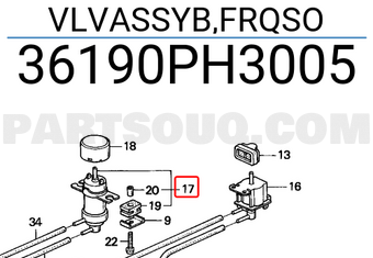 Honda 36190PH3005 VLVASSYB,FRQSO