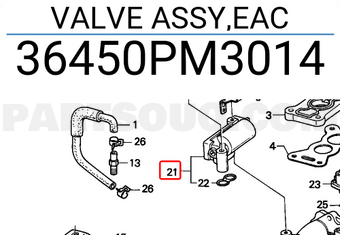 Honda 36450PM3014 VALVE ASSY,EAC