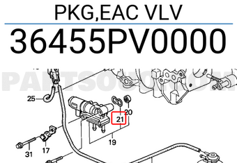 Honda 36455PV0000 PKG,EAC VLV