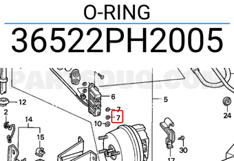 Honda 36522PH2005 O-RING
