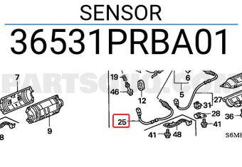 Honda 36531PRBA01 SENSOR