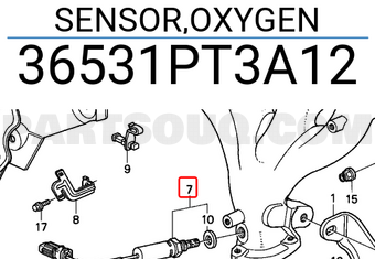 Honda 36531PT3A12 SENSOR,OXYGEN