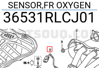 Honda 36531RLCJ01 SENSOR,FR OXYGEN