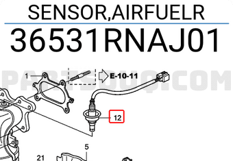 Honda 36531RNAJ01 SENSOR,AIRFUELR