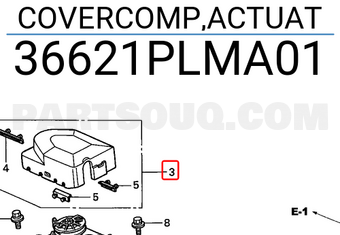 Honda 36621PLMA01 COVERCOMP,ACTUAT