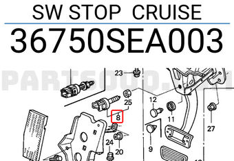 Honda 36750SEA003 SW STOP CRUISE