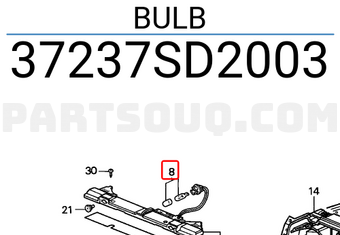 Honda 37237SD2003 BULB