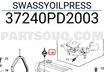 Honda 37240PD2003 SWASSYOILPRESS