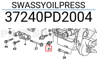 Honda 37240PD2004 SWASSYOILPRESS