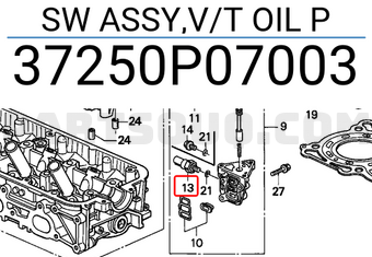 Honda 37250P07003 SW ASSY,V/T OIL P