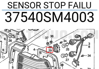 Honda 37540SM4003 SENSOR STOP FAILU