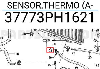 Honda 37773PH1621 SENSOR,THERMO (A