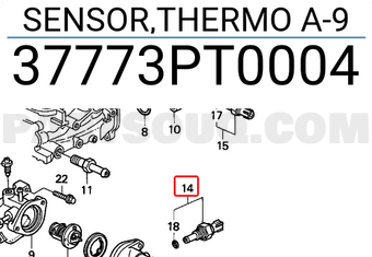 Honda 37773PT0004 SENSOR,THERMO A-9