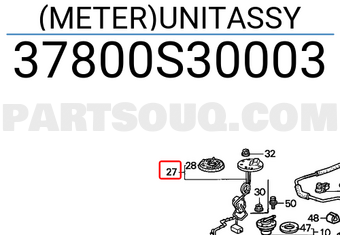 Honda 37800S30003 (METER)UNITASSY