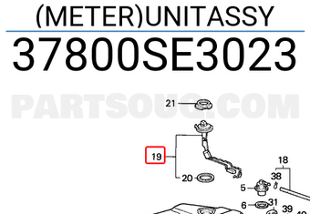 Honda 37800SE3023 (METER)UNITASSY