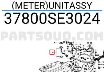 Honda 37800SE3024 (METER)UNITASSY