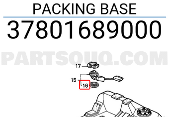 Honda 37801689000 PACKING BASE
