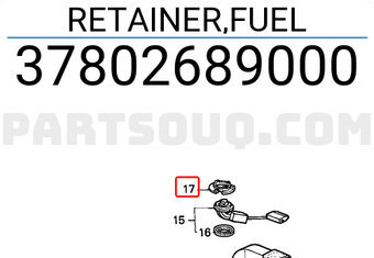 Honda 37802689000 RETAINER,FUEL