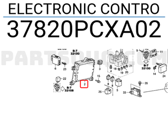 Honda 37820PCXA02 ELECTRONIC CONTRO
