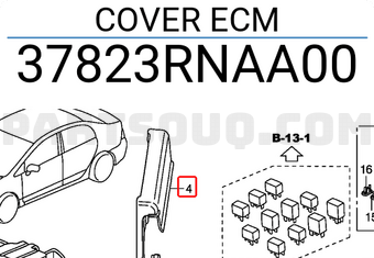 Honda 37823RNAA00 COVER ECM