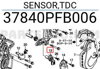 Honda 37840PFB006 SENSOR,TDC