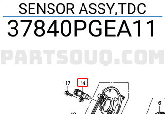 Honda 37840PGEA11 SENSOR ASSY,TDC