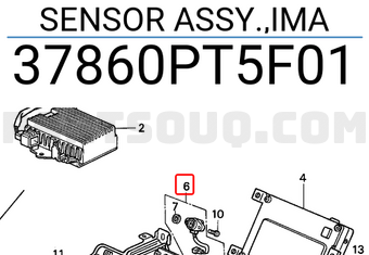 Honda 37860PT5F01 SENSOR ASSY.,IMA