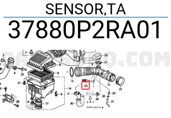 Honda 37880P2RA01 SENSOR,TA