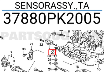 Honda 37880PK2005 SENSORASSY.,TA