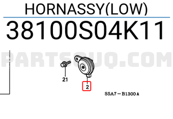 Honda 38100S04K11 HORNASSY(LOW)