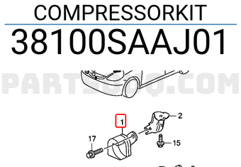 Honda 38100SAAJ01 COMPRESSORKIT