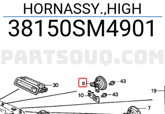 Honda 38150SM4901 HORNASSY.,HIGH