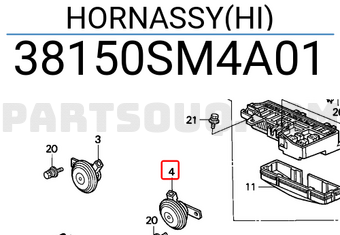 Honda 38150SM4A01 HORNASSY(HI)