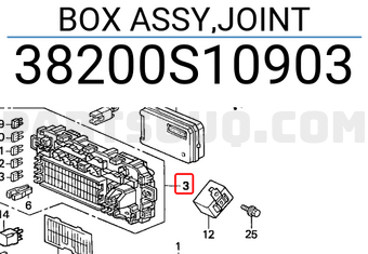 Honda 38200S10903 BOX ASSY,JOINT