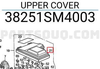 Honda 38251SM4003 UPPER COVER