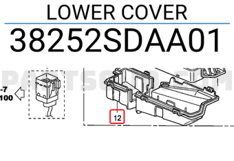 Honda 38252SDAA01 LOWER COVER