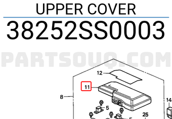 Honda 38252SS0003 UPPER COVER