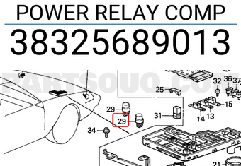 Honda 38325689013 POWER RELAY COMP
