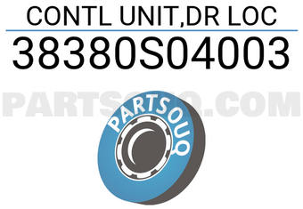 Honda 38380S04003 CONTL UNIT,DR LOC