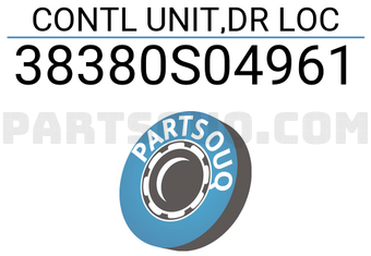 Honda 38380S04961 CONTL UNIT,DR LOC