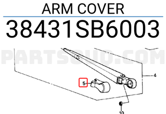 Honda 38431SB6003 ARM COVER