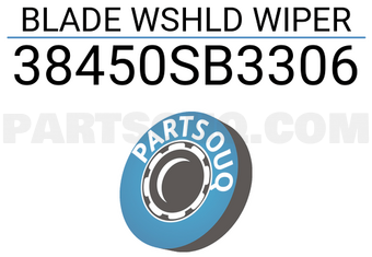 Honda 38450SB3306 BLADE WSHLD WIPER
