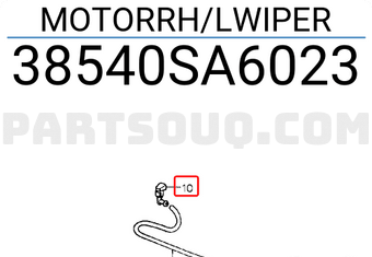 Honda 38540SA6023 MOTORRH/LWIPER