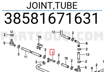 Honda 38581671631 JOINT,TUBE