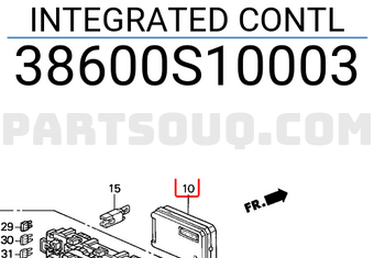 Honda 38600S10003 INTEGRATED CONTL