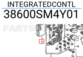 Honda 38600SM4Y01 INTEGRATEDCONTL