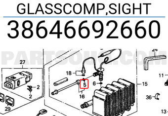 Honda 38646692660 GLASSCOMP,SIGHT
