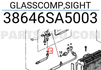 Honda 38646SA5003 GLASSCOMP,SIGHT