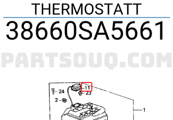 Honda 38660SA5661 THERMOSTATT